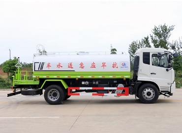 12噸灑水車型號及價格_12-15噸國六東風(fēng)天錦VR綠化灑水車價格